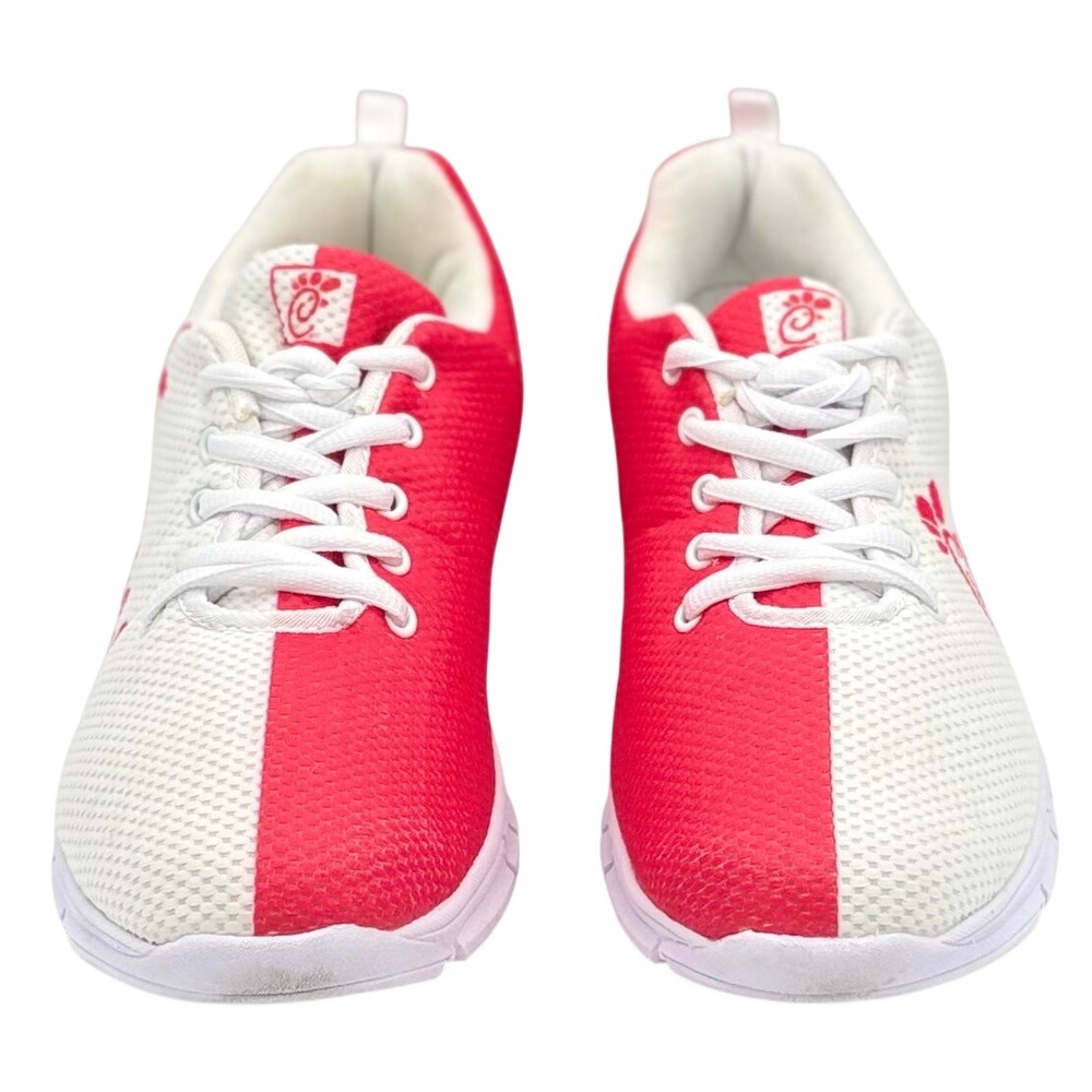 Chick fil A Red White Mesh Athletic Sneakers Shoes Men Size 8.5 US 42 EU - Picture 4 of 8
